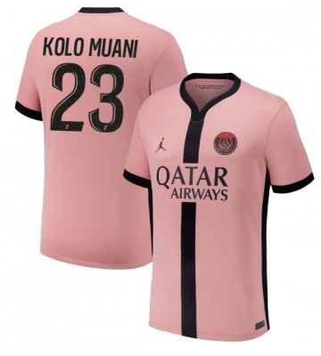 Paris Saint-Germain Randal Kolo Muani #23 Tercera Equipación 2024-25 Manga Corta